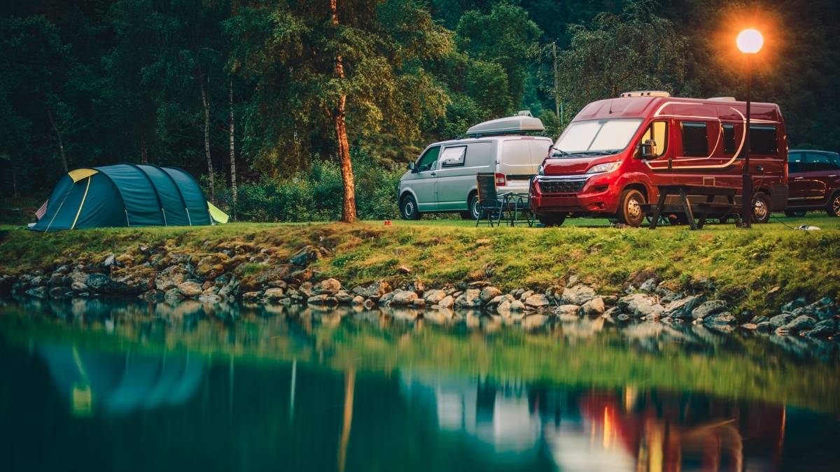 Campervan insurance - camping in Norway